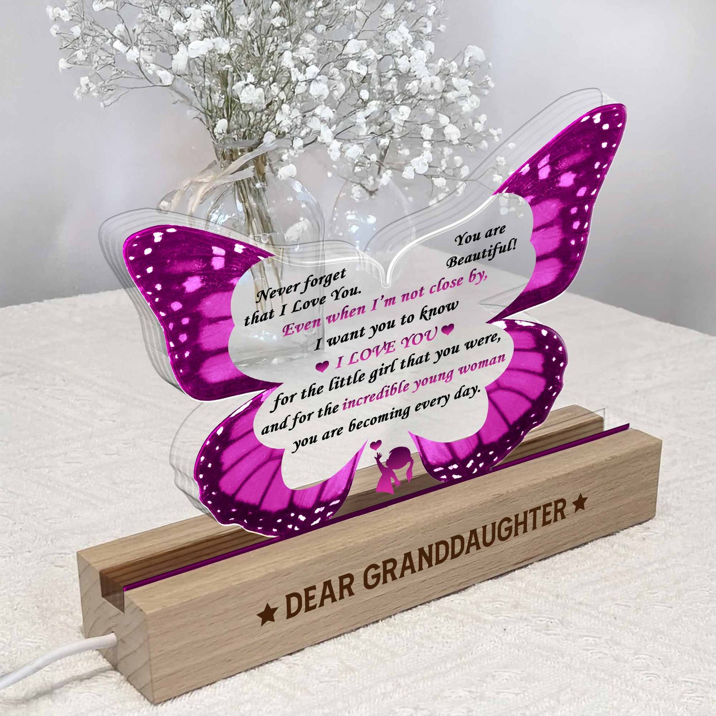 Never Forget That I Love You, Beautiful Butterfly Silhouette