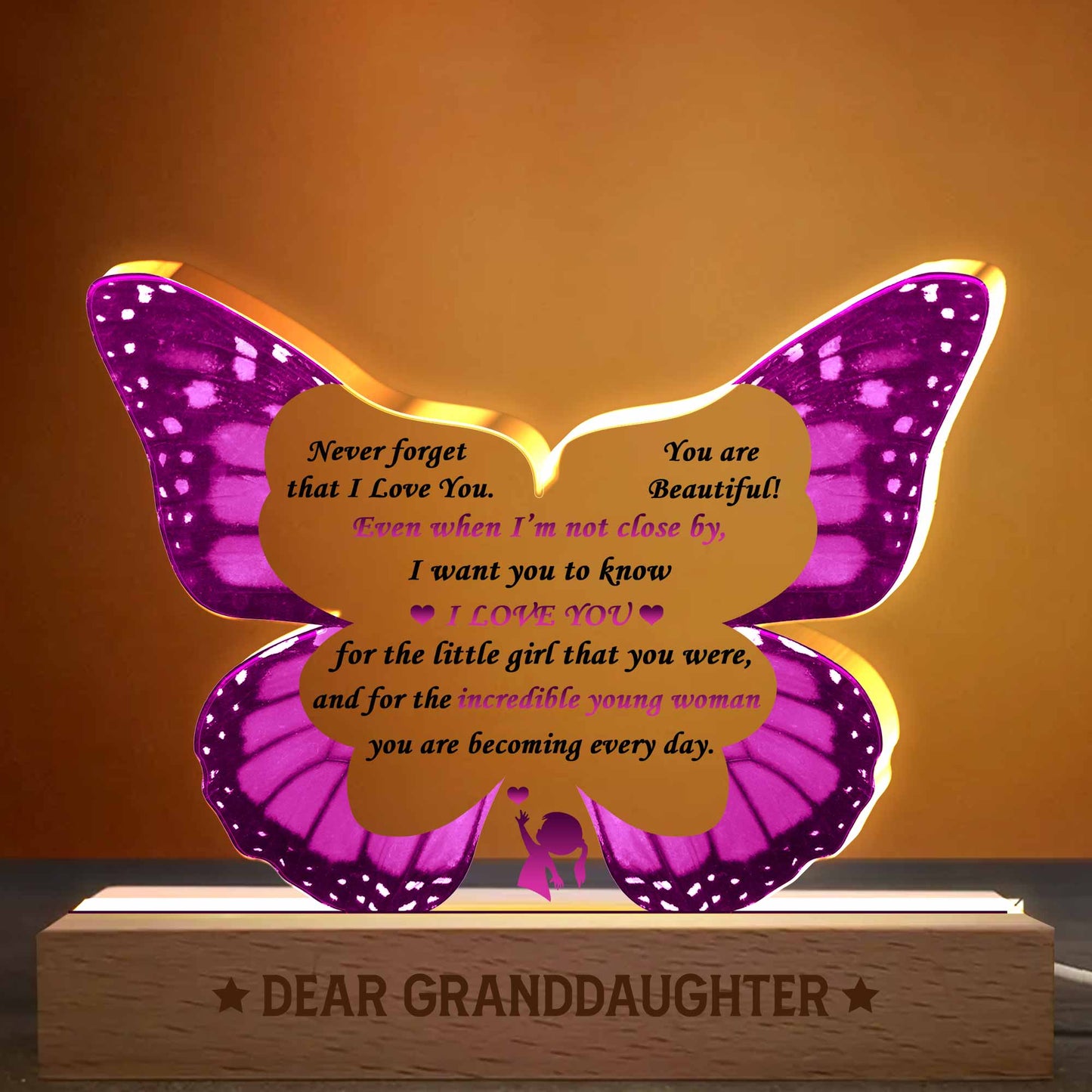 Never Forget That I Love You, Beautiful Butterfly Silhouette