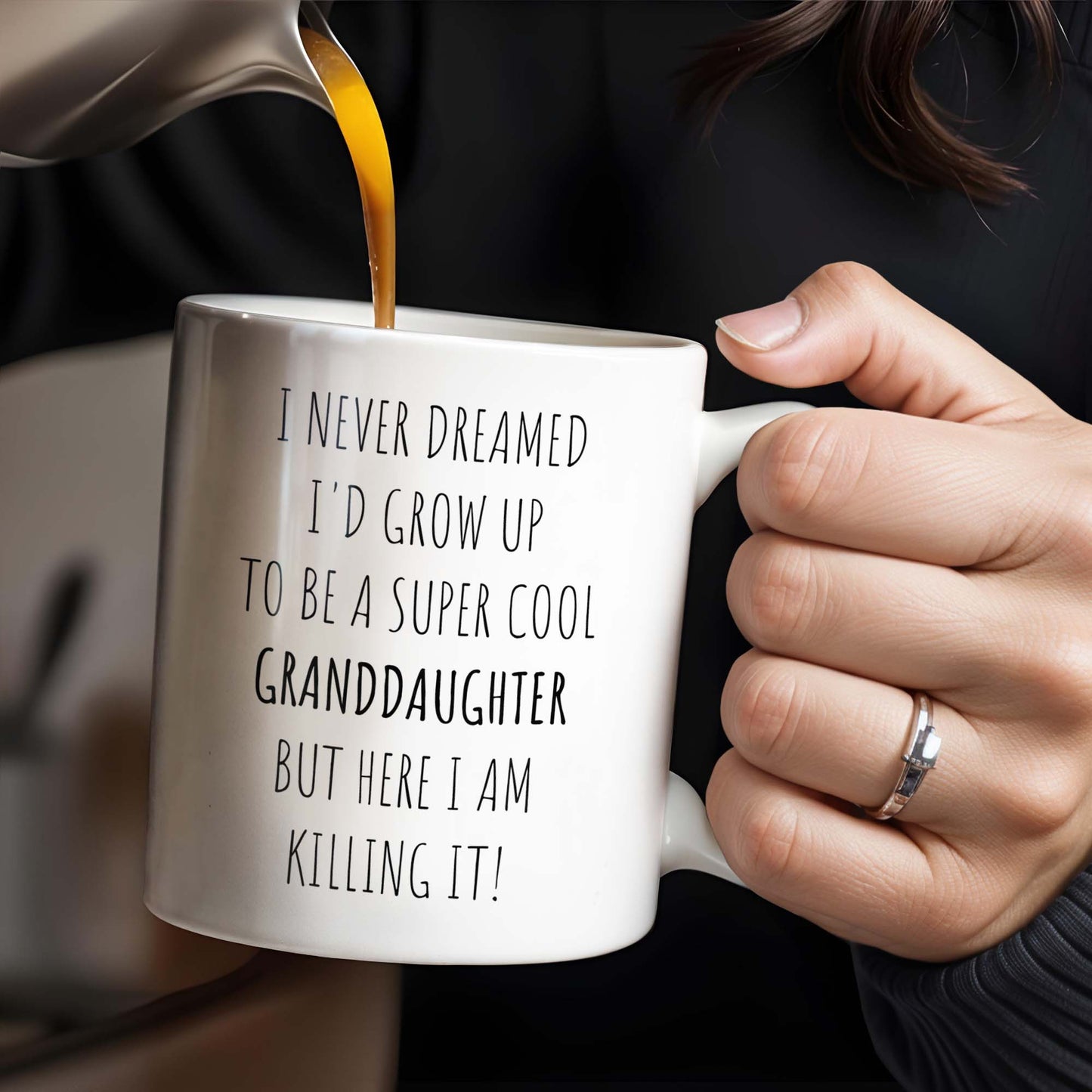 I Never Dreamed I'd Grow Up To Be A Super Cool Granddaughter, Text