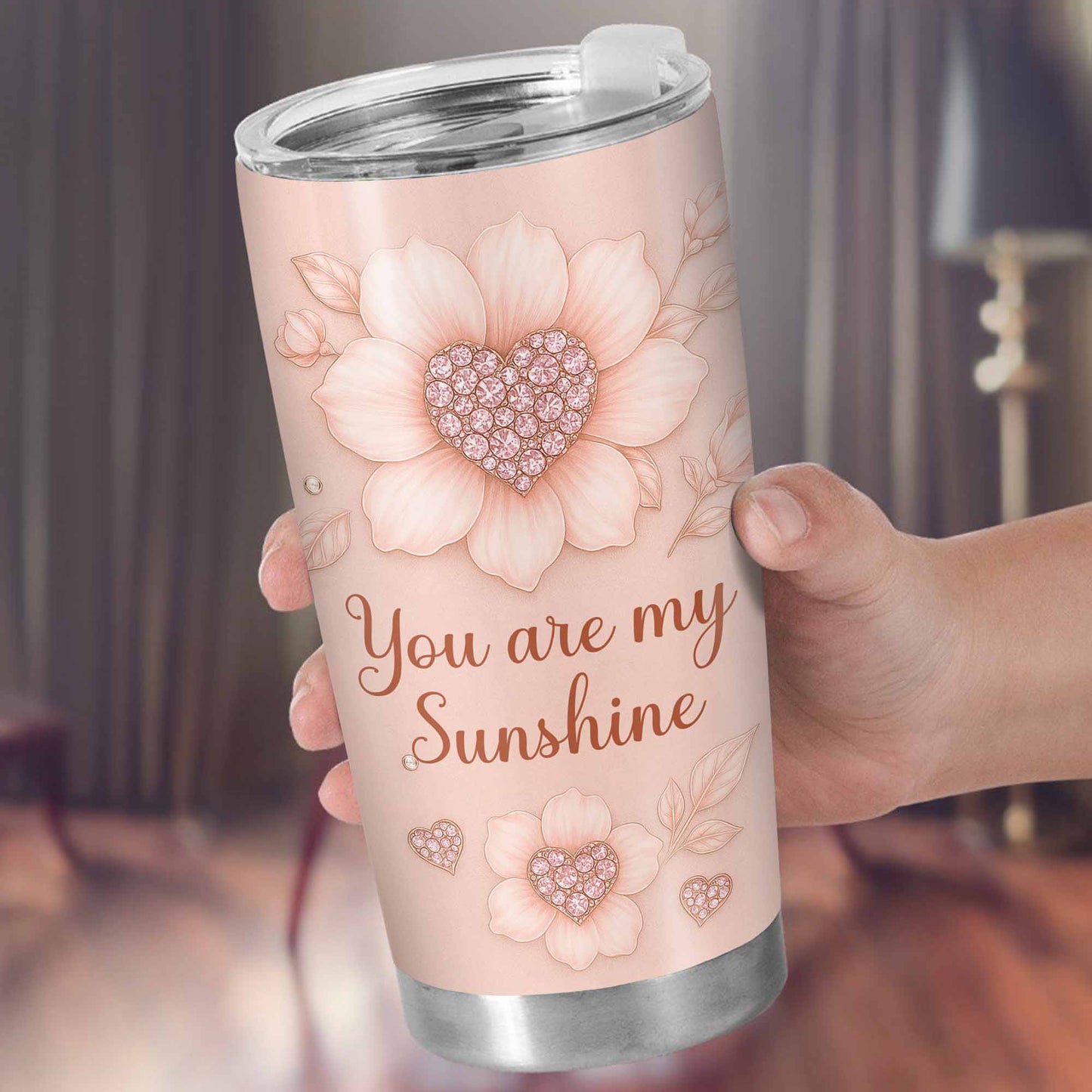 You Are My Sunshine With Flowers And Hearts