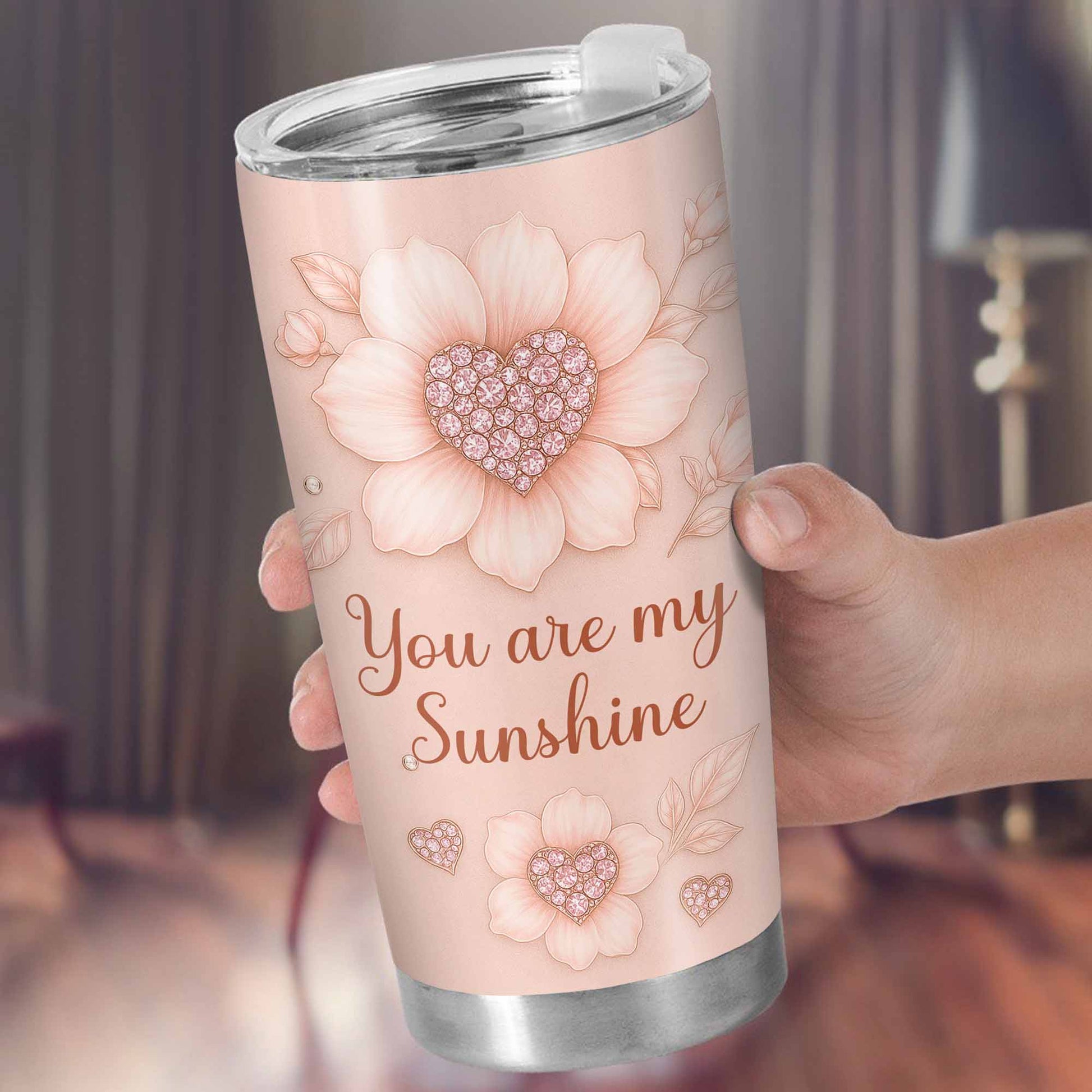 You Are My Sunshine With Flowers And Hearts