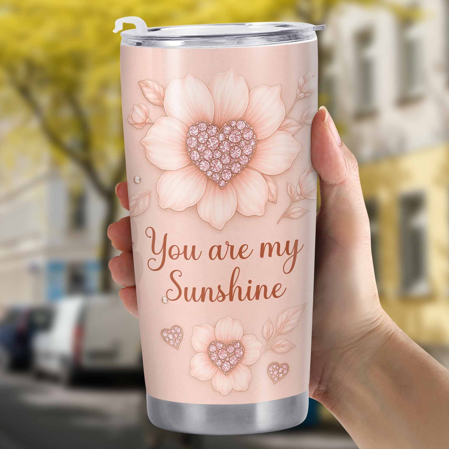 You Are My Sunshine With Flowers And Hearts
