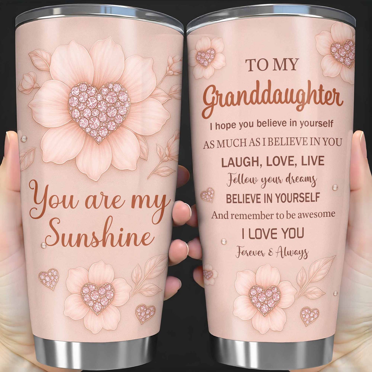 You Are My Sunshine With Flowers And Hearts