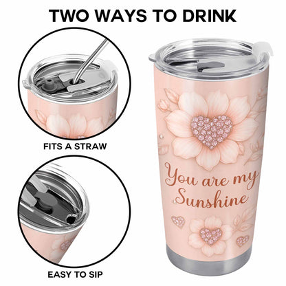 You Are My Sunshine With Flowers And Hearts