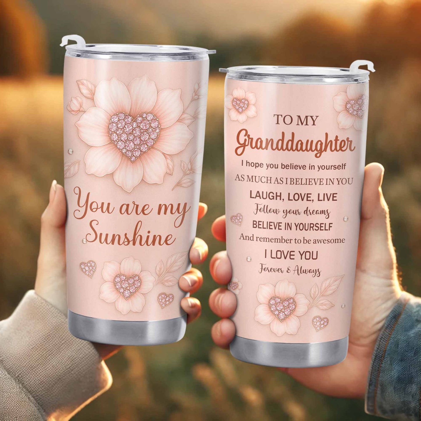 You Are My Sunshine With Flowers And Hearts