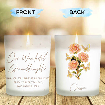 Our Wonderful Granddaughter, Thank You For Lighting Up Our Lives