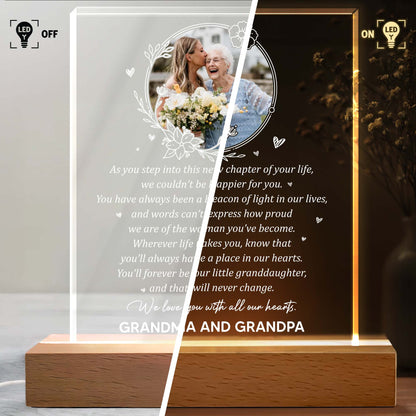 As You Step Into This New Chapter Of Your Life, Flowers and Hearts