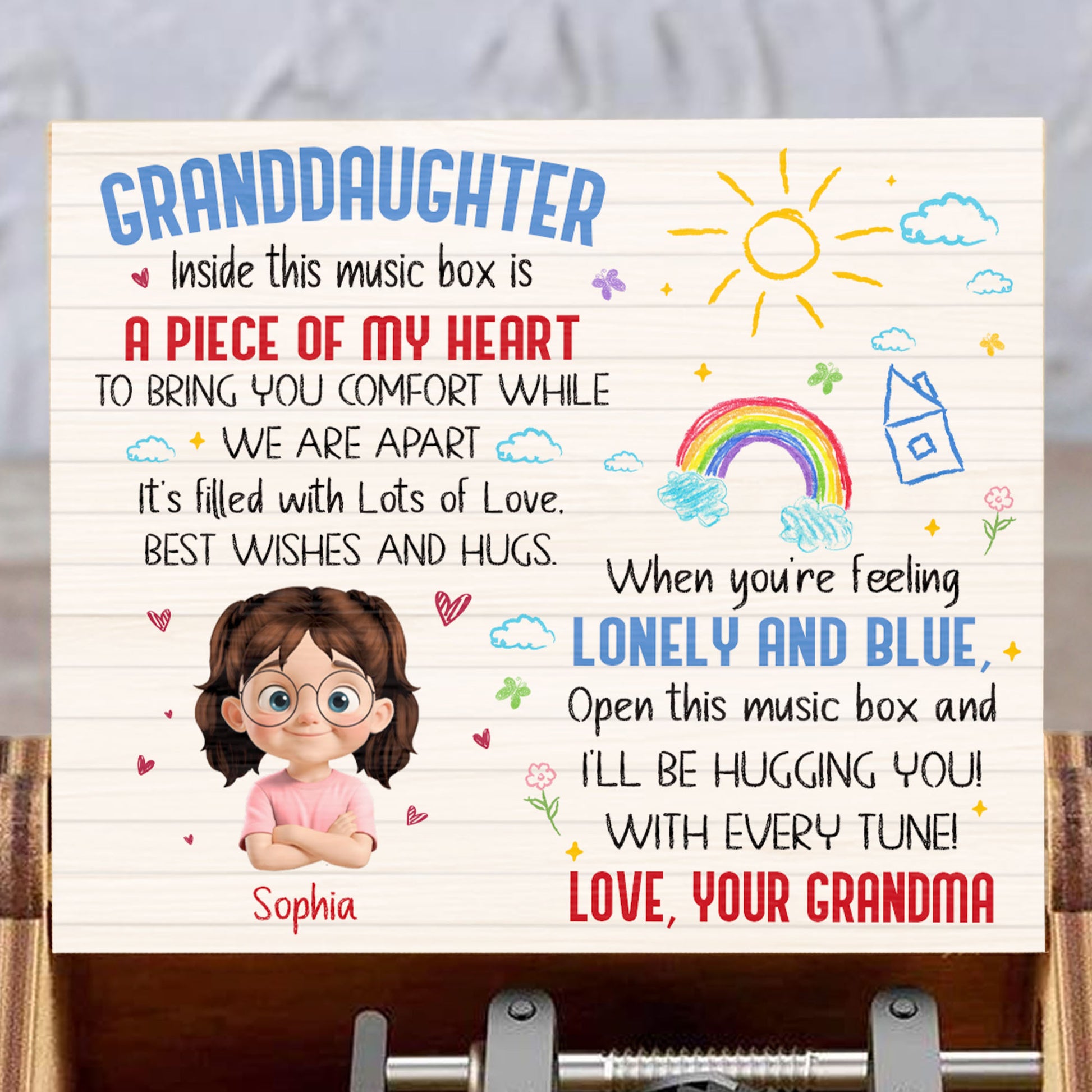 A Piece Of My Heart, Sun, Rainbow, And House Music Box