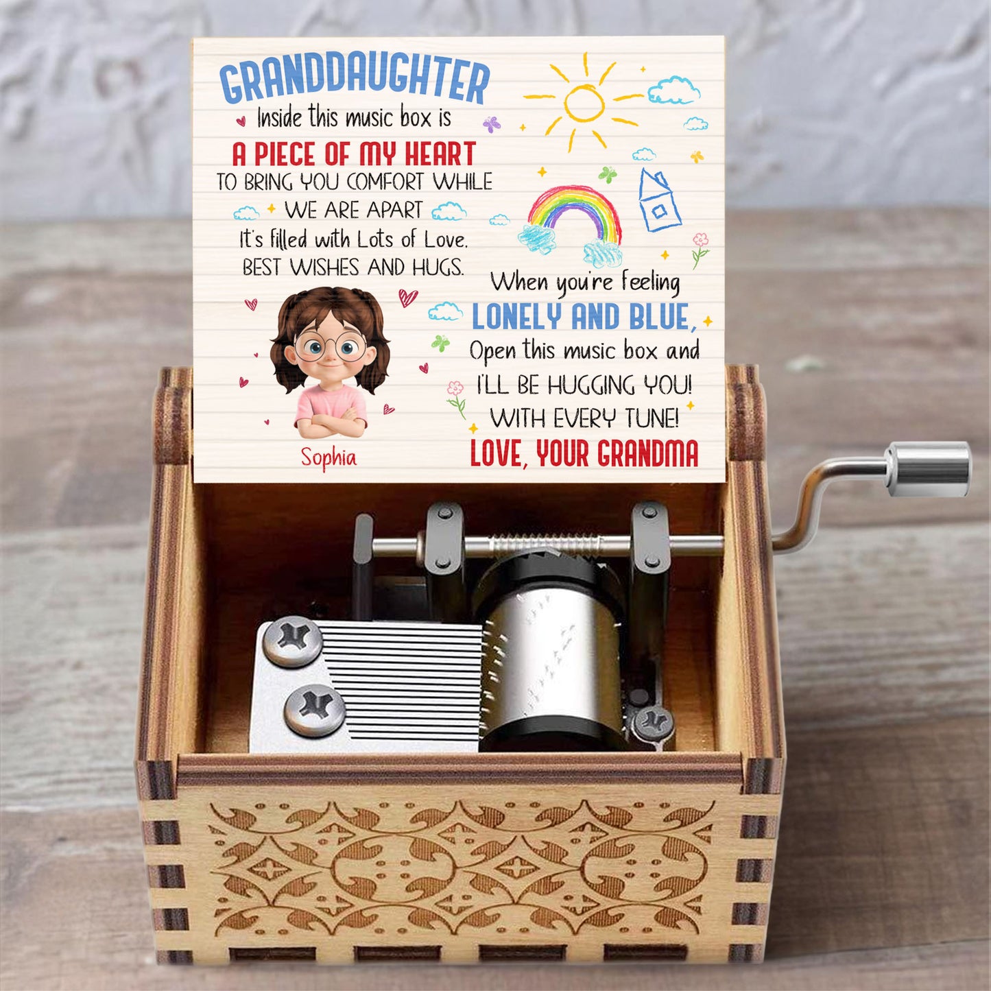 A Piece Of My Heart, Sun, Rainbow, And House Music Box