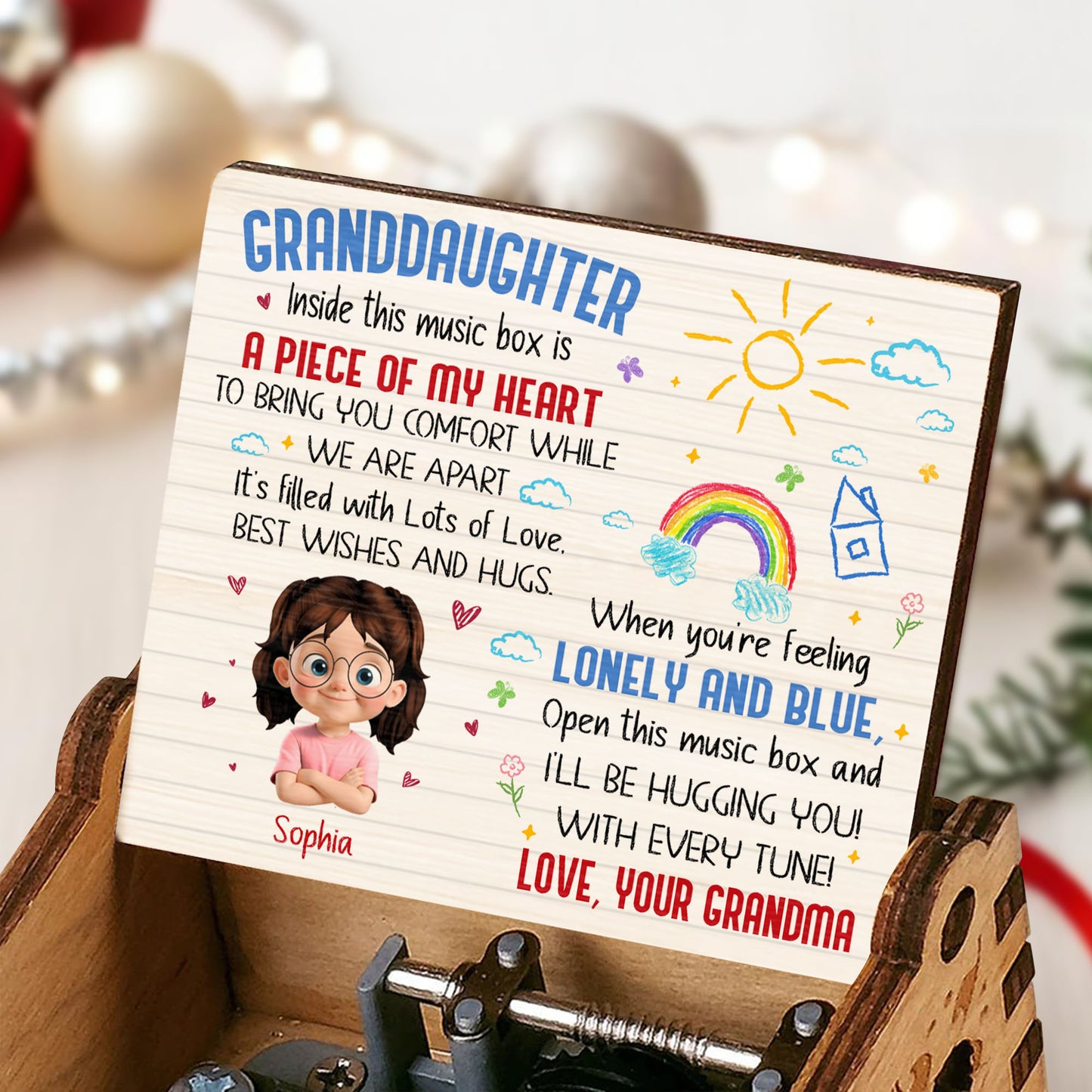 A Piece Of My Heart, Sun, Rainbow, And House Music Box