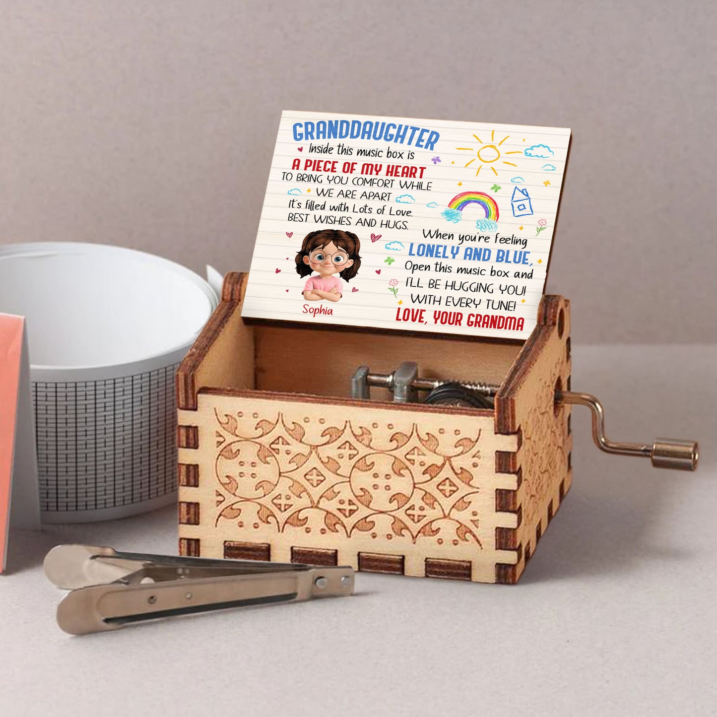 A Piece Of My Heart, Sun, Rainbow, And House Music Box