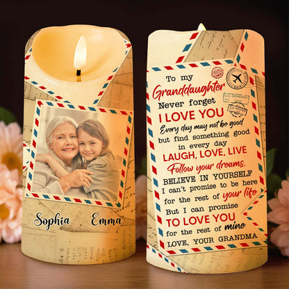 To My Granddaughter Follow Your Dreams Letter Love Promise