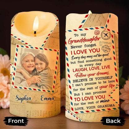 To My Granddaughter Follow Your Dreams Letter Love Promise