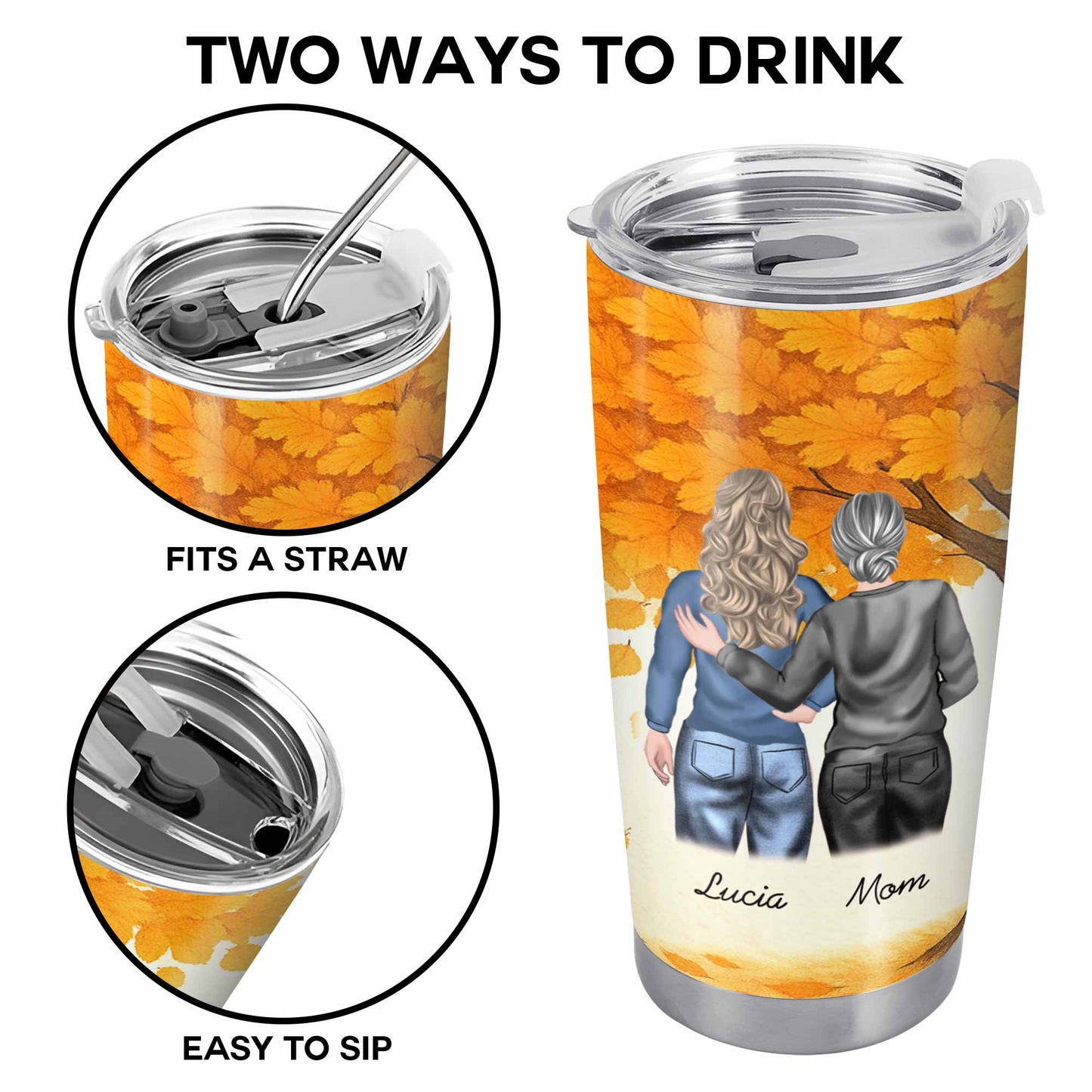 Autumn Memories With Mom, Customizable Design