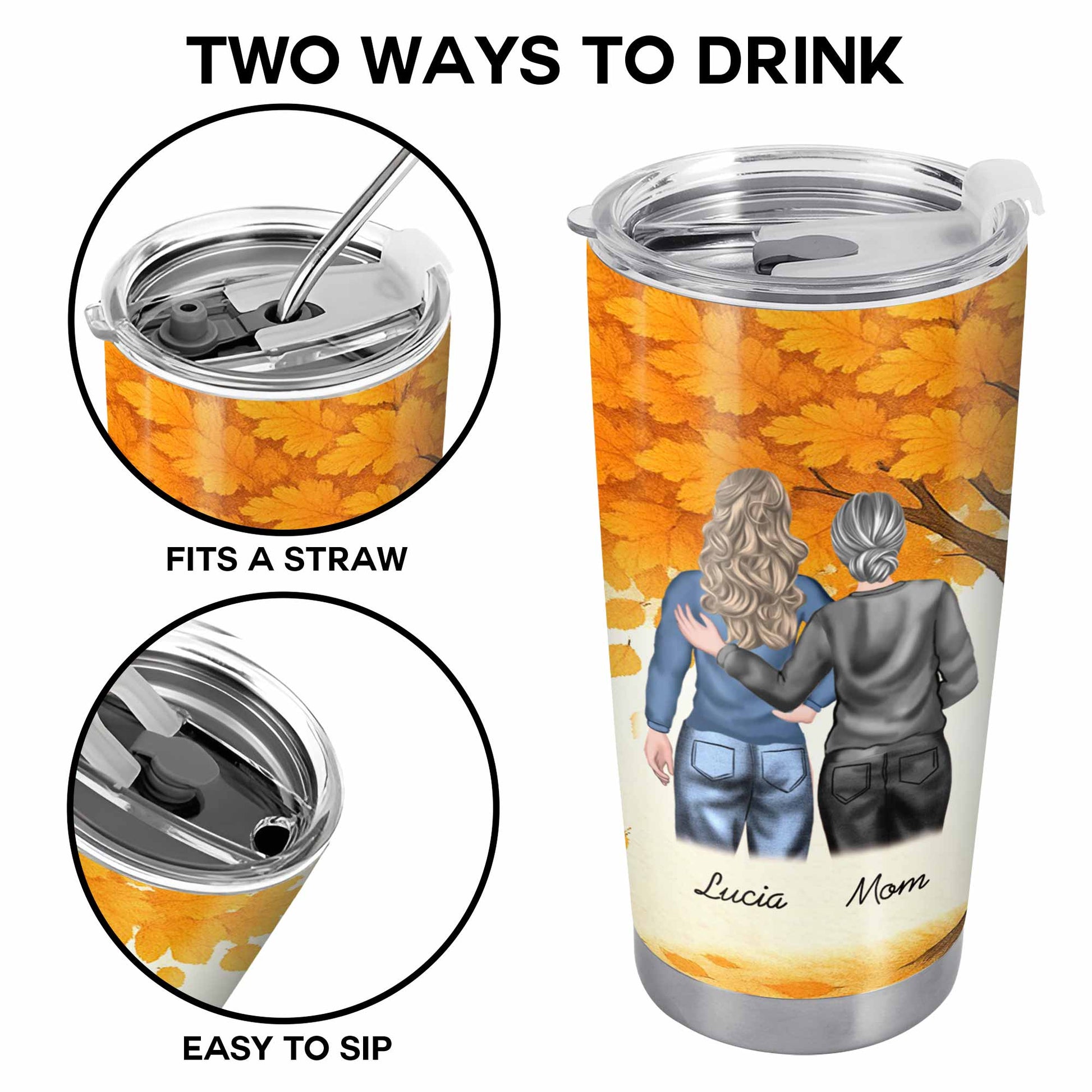 Autumn Memories With Mom, Customizable Design