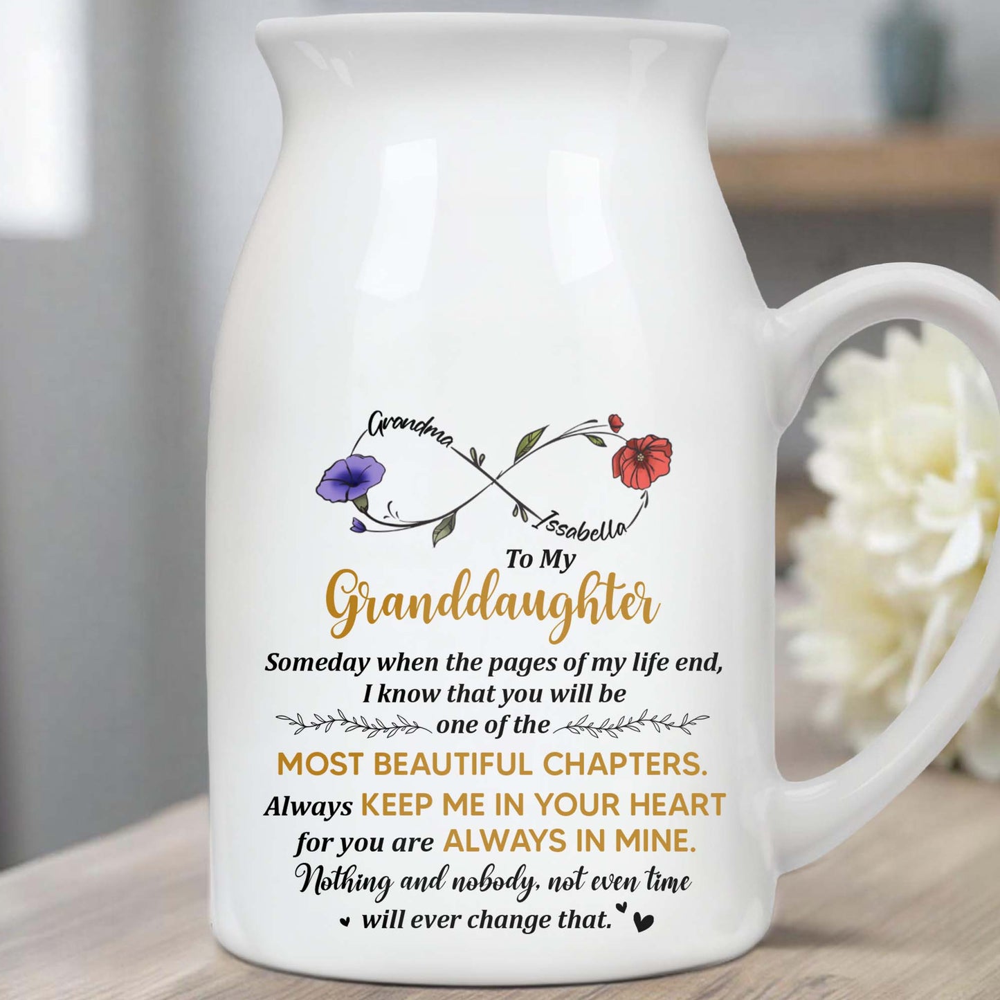 To My Granddaughter Always Keep Me In Your Heart