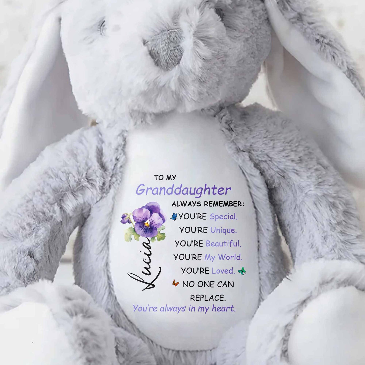 To My Granddaughter, Always Remember You Are Loved