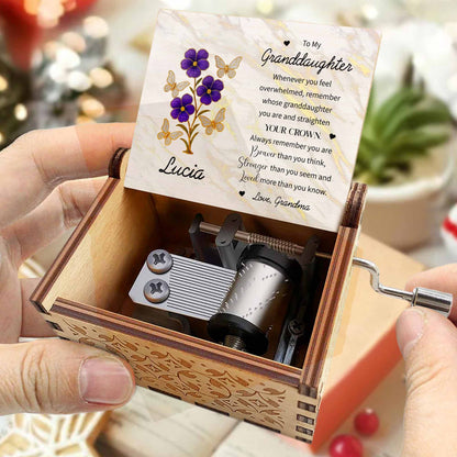 To My Granddaughter, Butterflies And Flowers