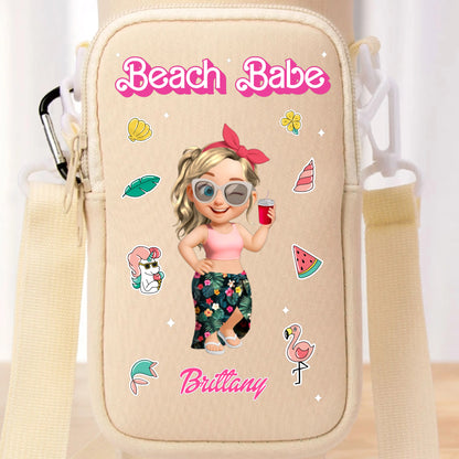 Beach Babe Palm Tree, Sunglasses, Watermelon