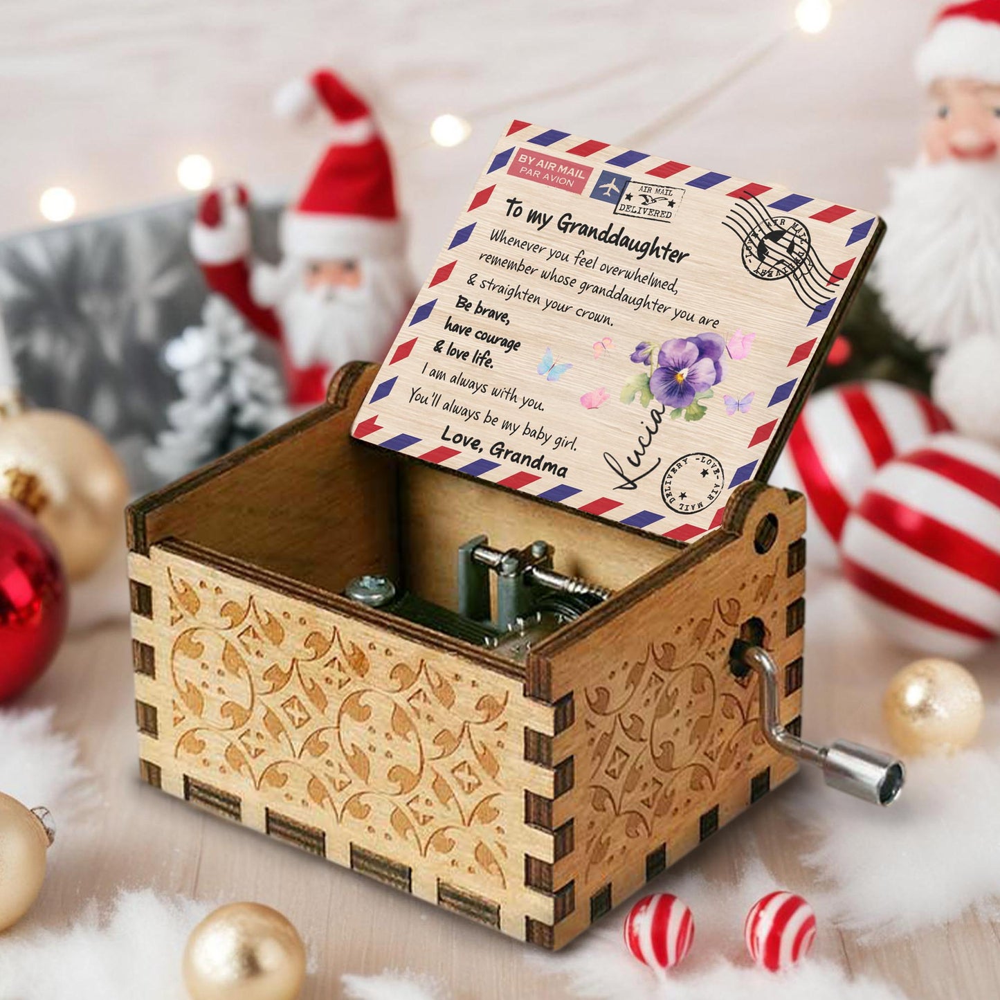 To My Granddaughter, Be Brave, Love Life With Flowers