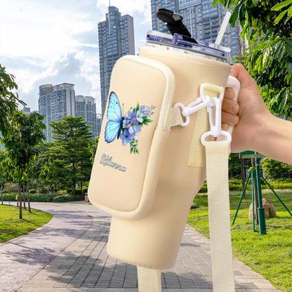 Celebrate Nature With Butterfly And Flowers