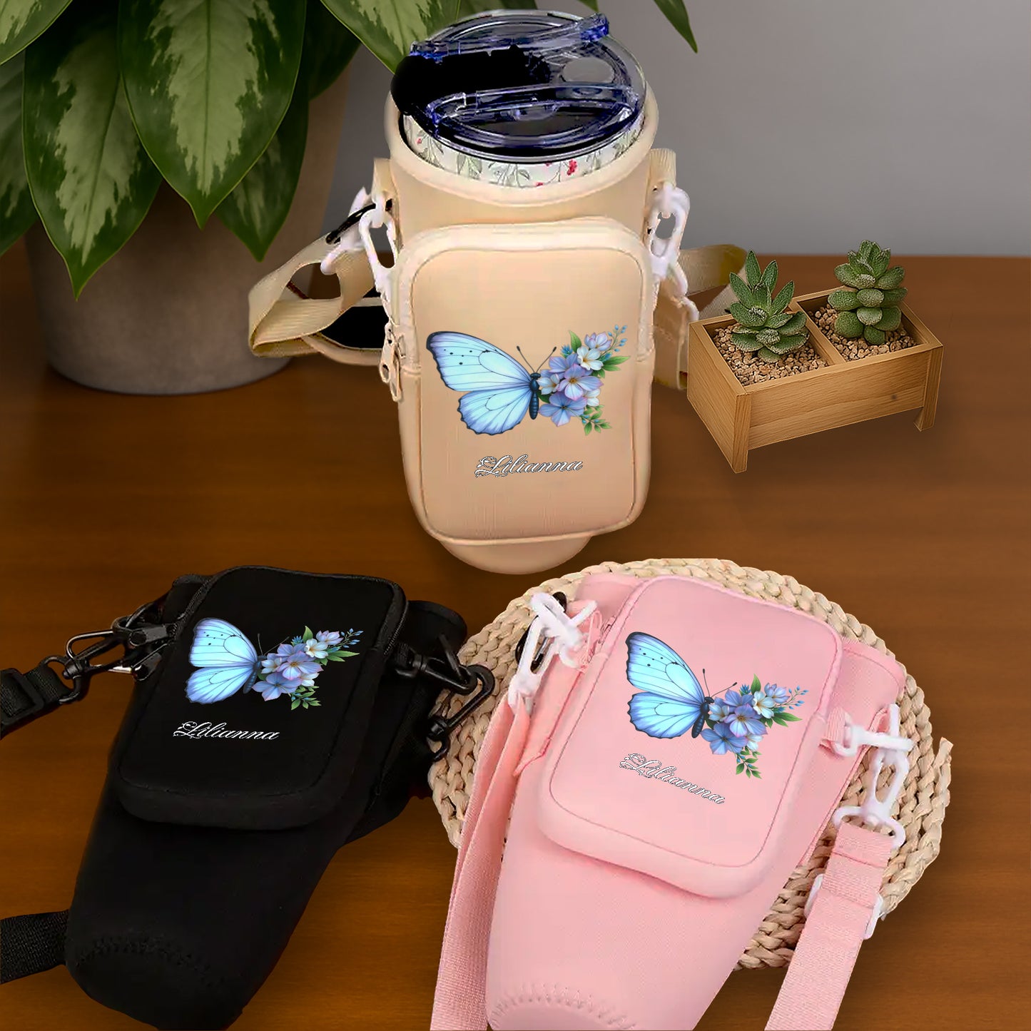 Celebrate Nature With Butterfly And Flowers