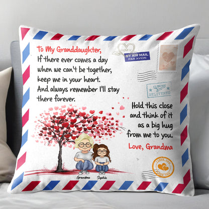 To My Granddaughter, Love From Grandma, Tree With Heart-Shaped Leaves