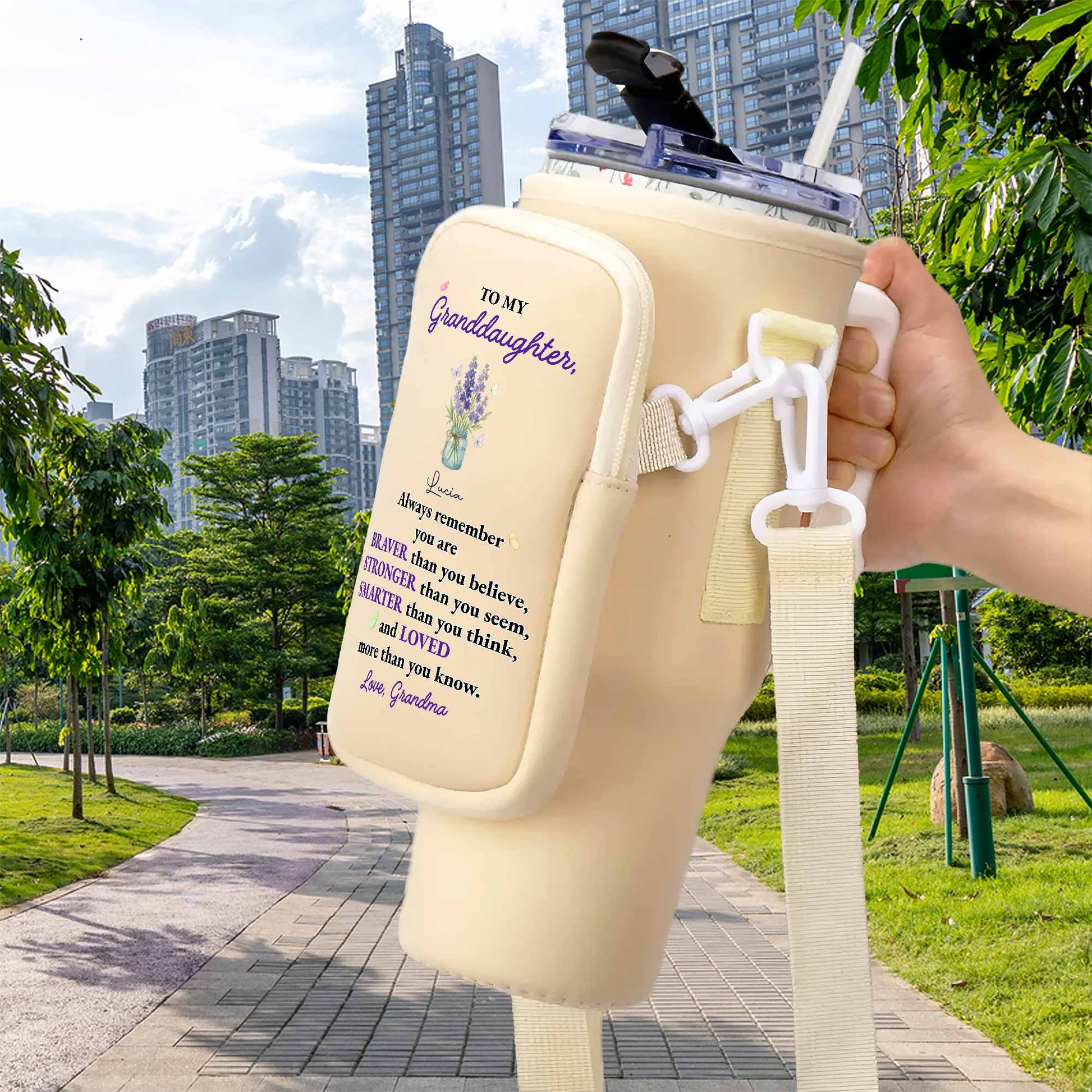 To My Granddaughter, Always Remember, Flowers