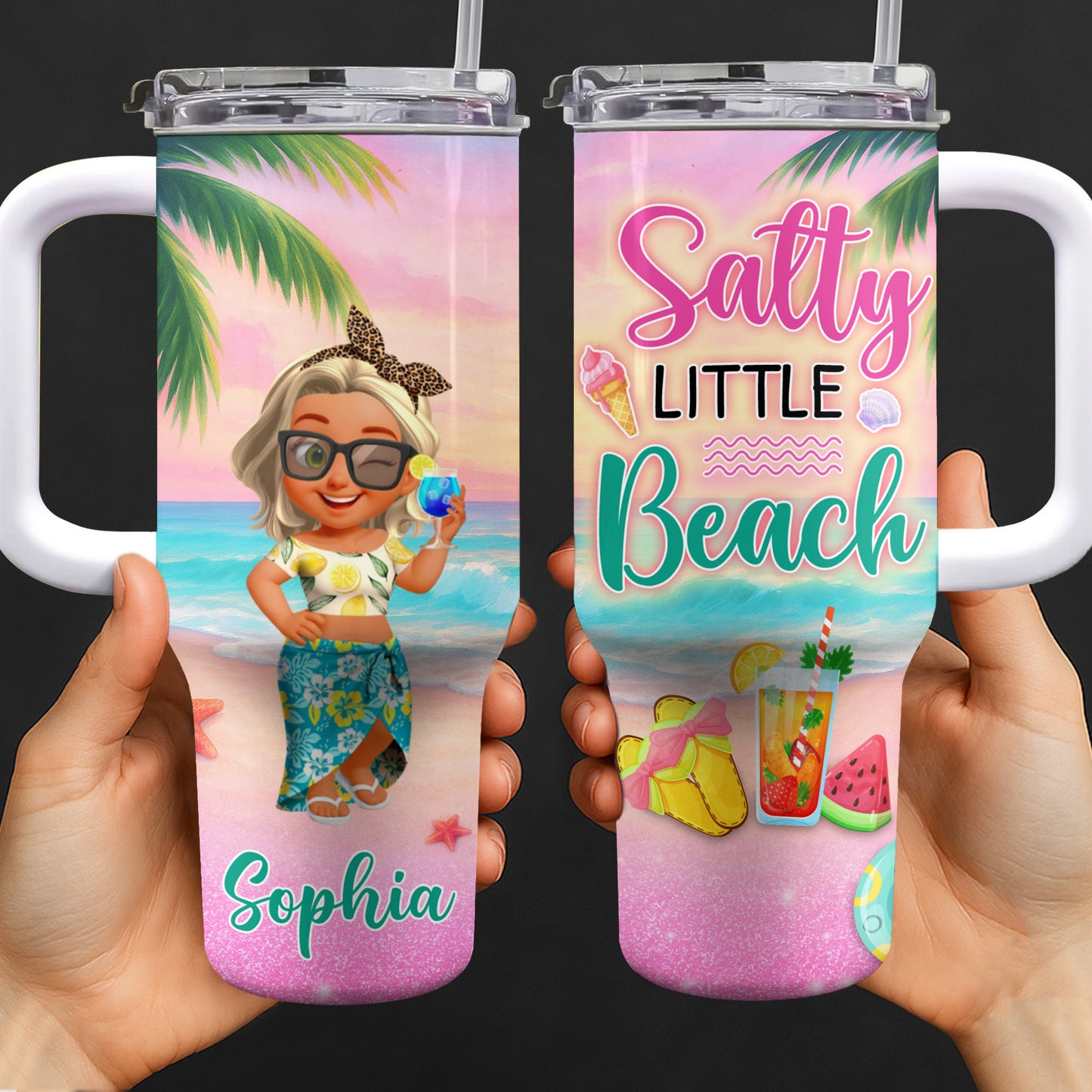 Salty Little Beach With Tropical Vibes