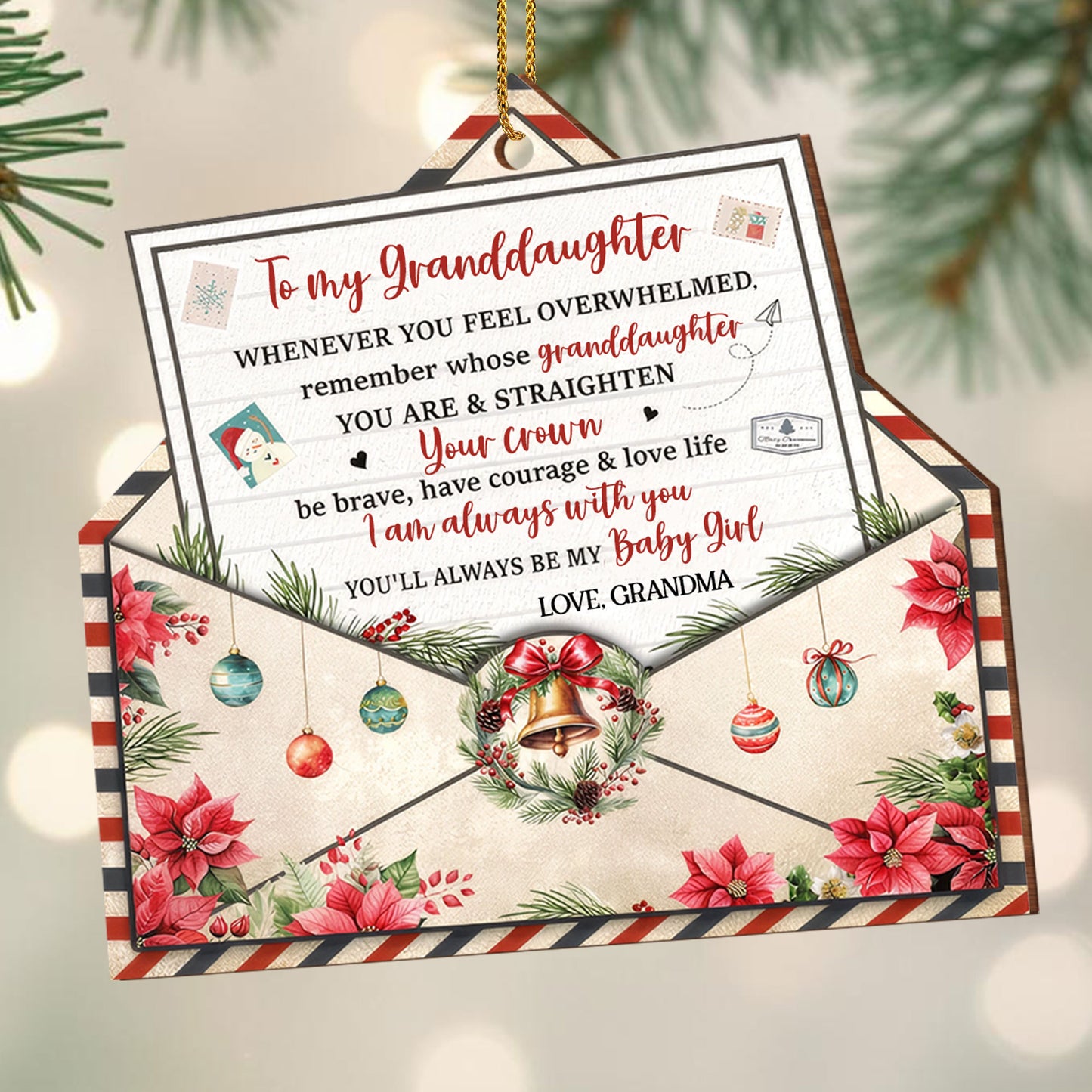 To My Granddaughter, Be Brave And Love Life