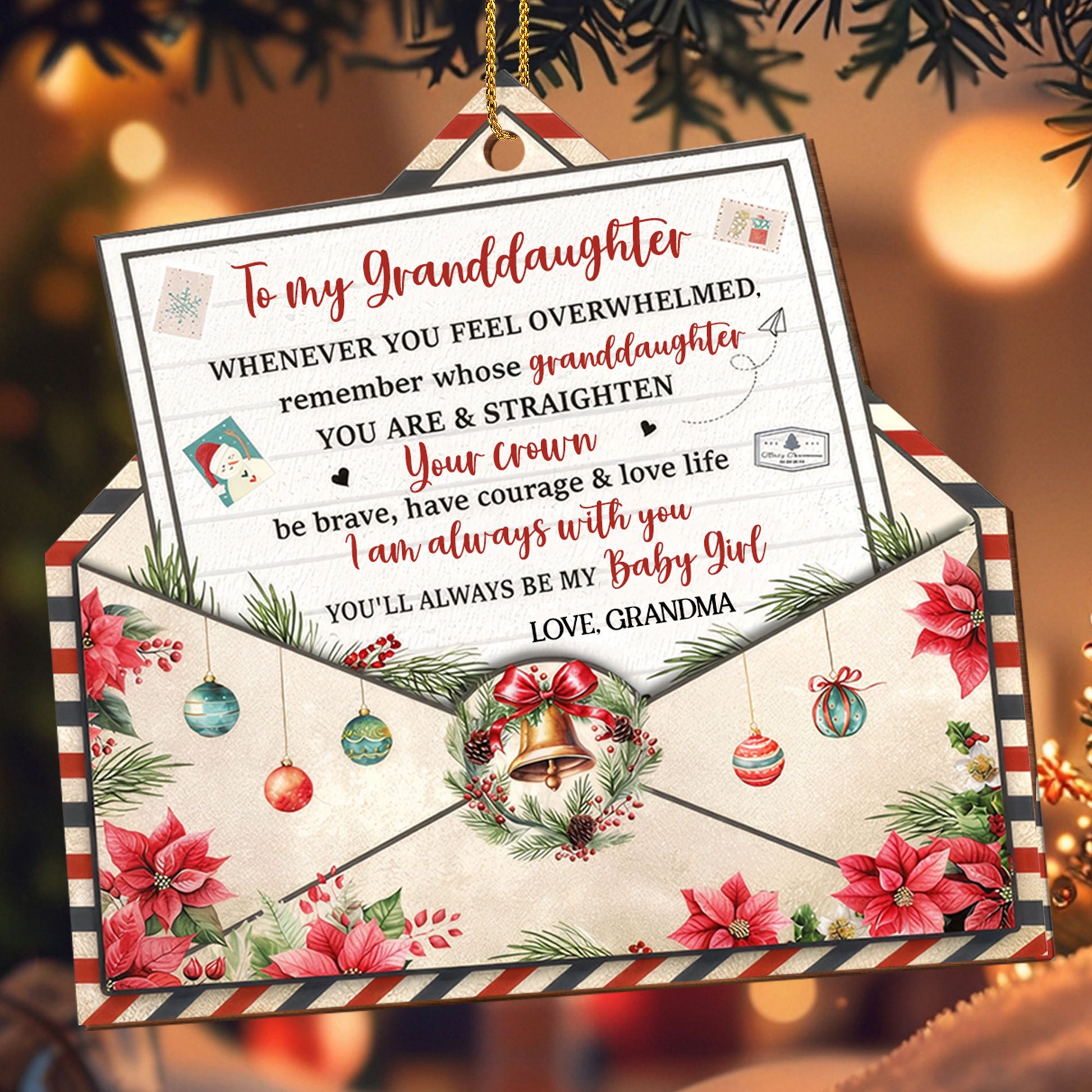 To My Granddaughter, Be Brave And Love Life