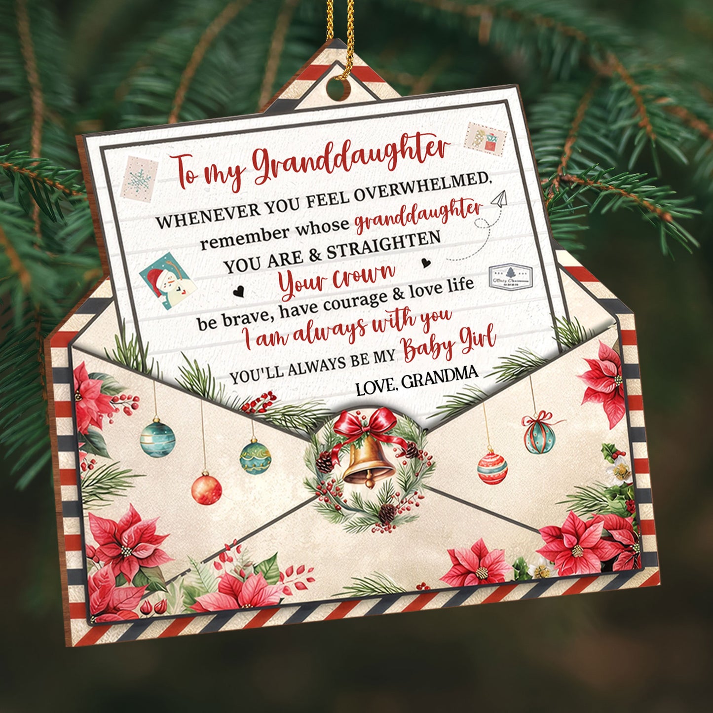 To My Granddaughter, Be Brave And Love Life