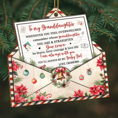 To My Granddaughter, Be Brave And Love Life