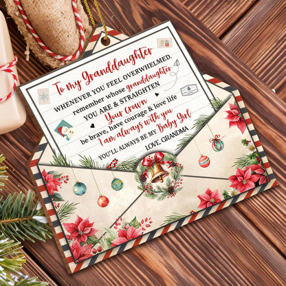 To My Granddaughter, Be Brave And Love Life