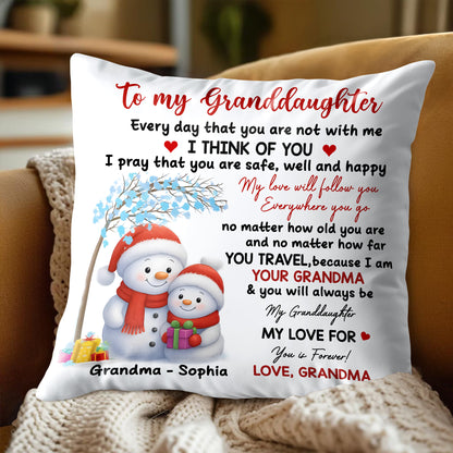 To My Granddaughter, Love And Protection Forever
