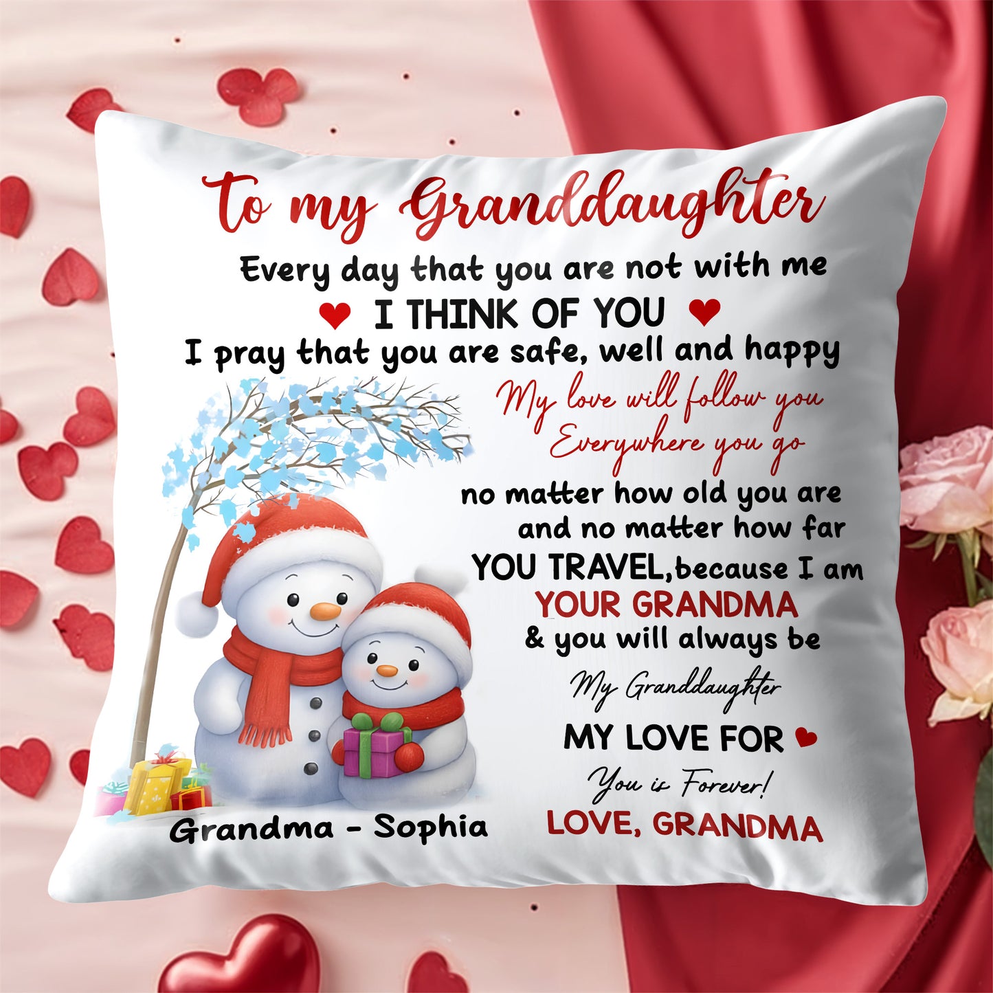 To My Granddaughter, Love And Protection Forever