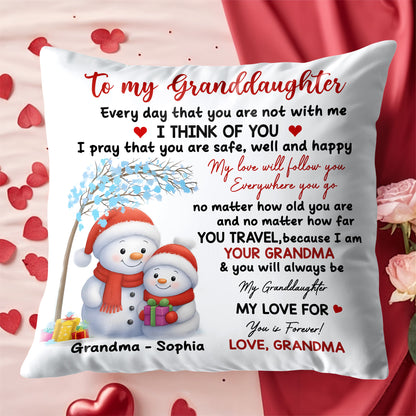 To My Granddaughter, Love And Protection Forever