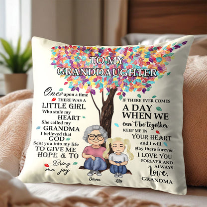 To My Granddaughter, Love From Grandma, Tree and Leaves Design