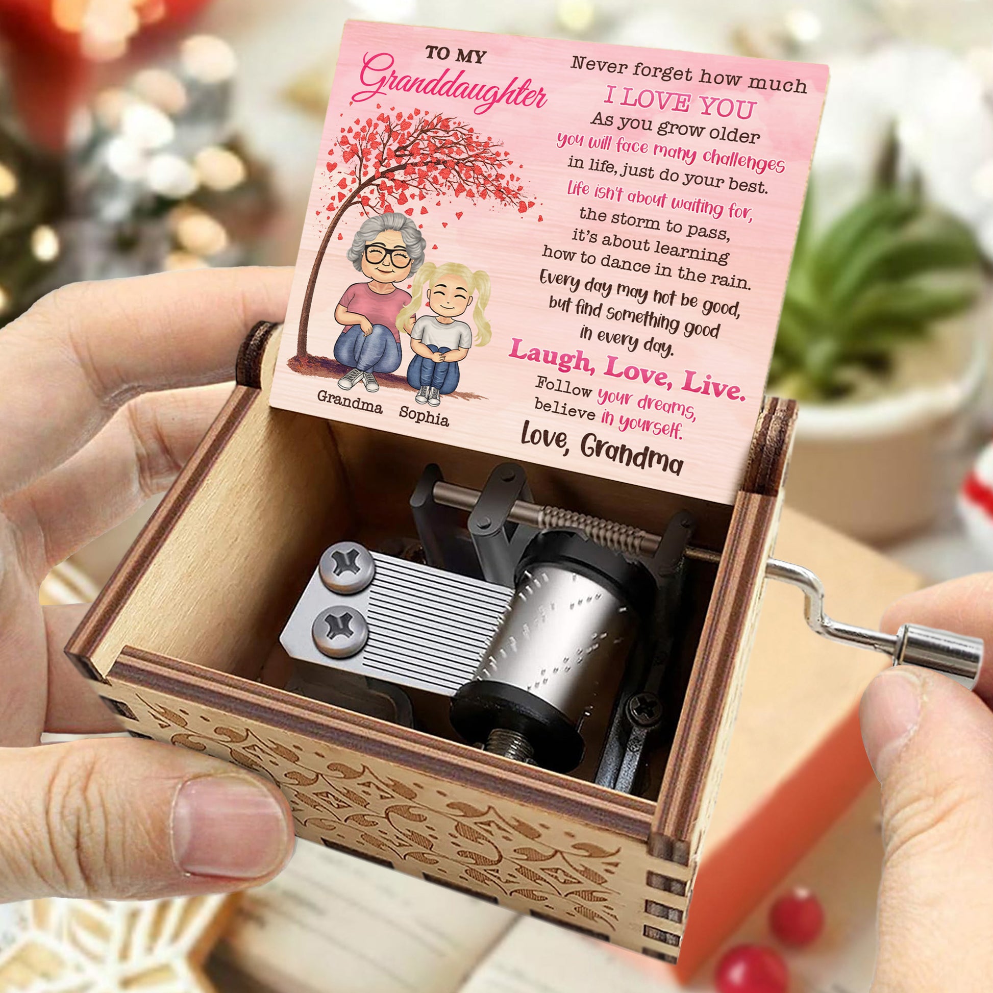 To My Granddaughter, Loving Message From Grandma