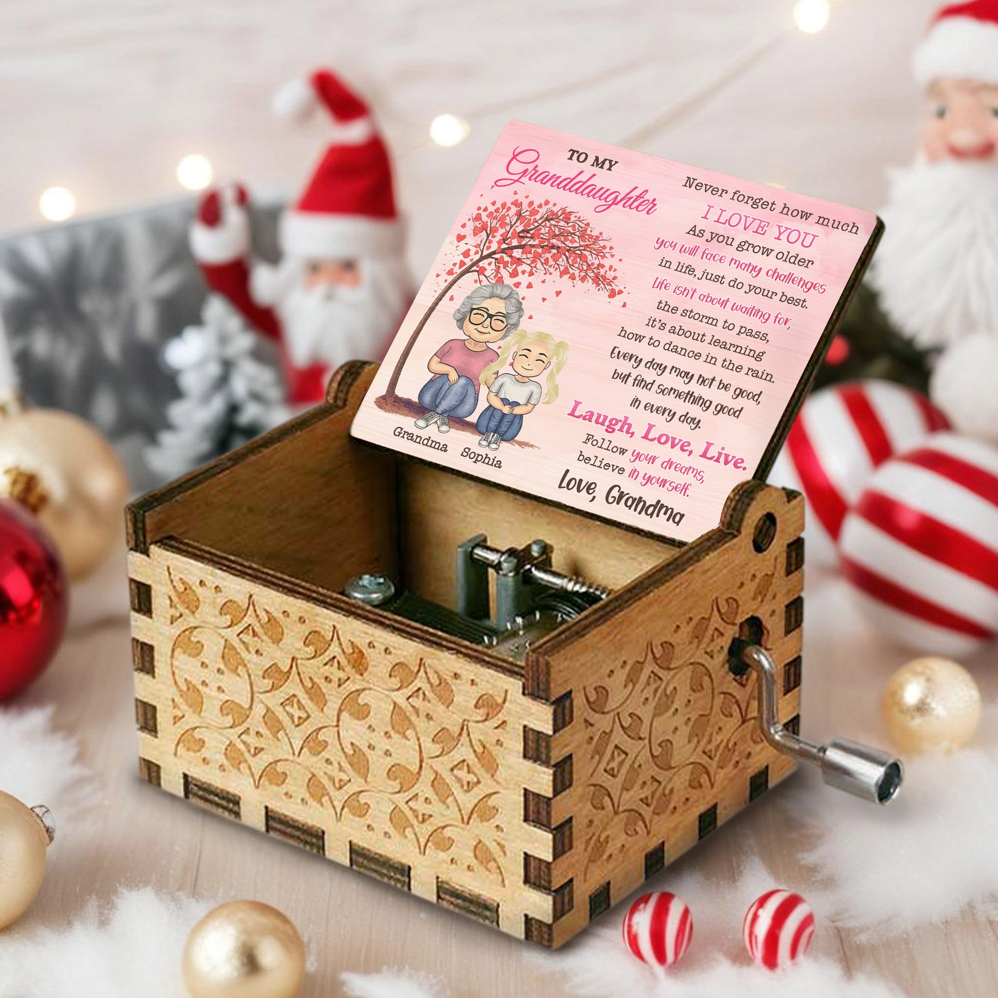 To My Granddaughter, Loving Message From Grandma