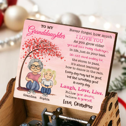 To My Granddaughter, Loving Message From Grandma