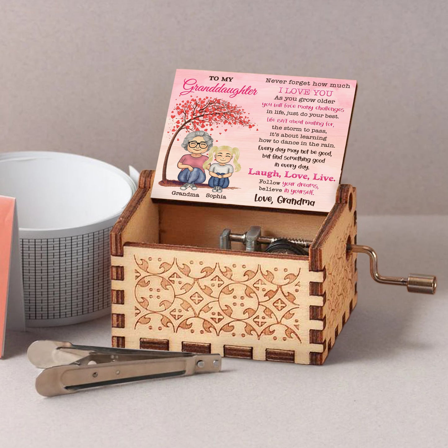 To My Granddaughter, Loving Message From Grandma