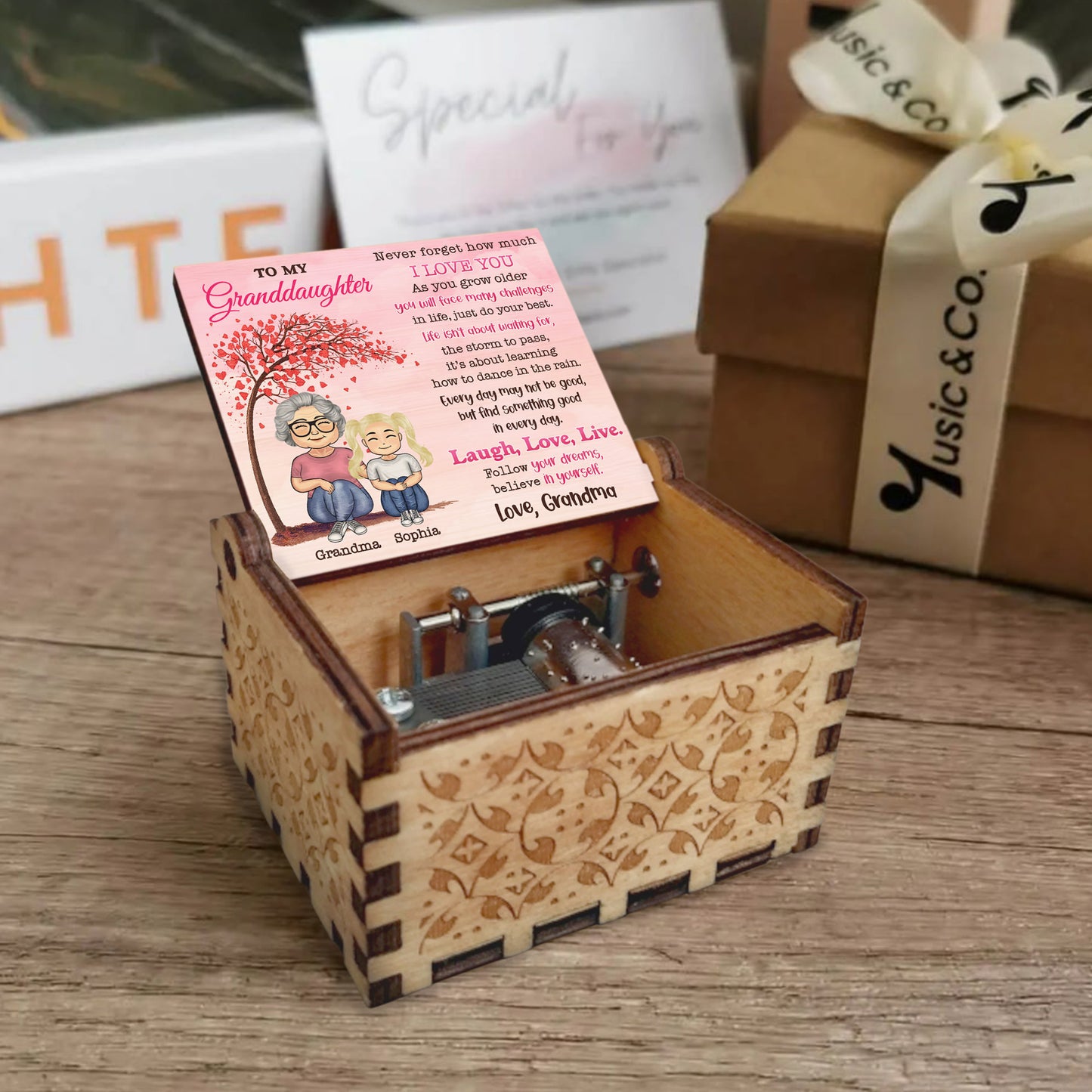 To My Granddaughter, Loving Message From Grandma