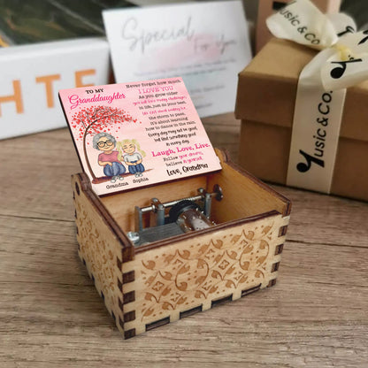 To My Granddaughter, Loving Message From Grandma