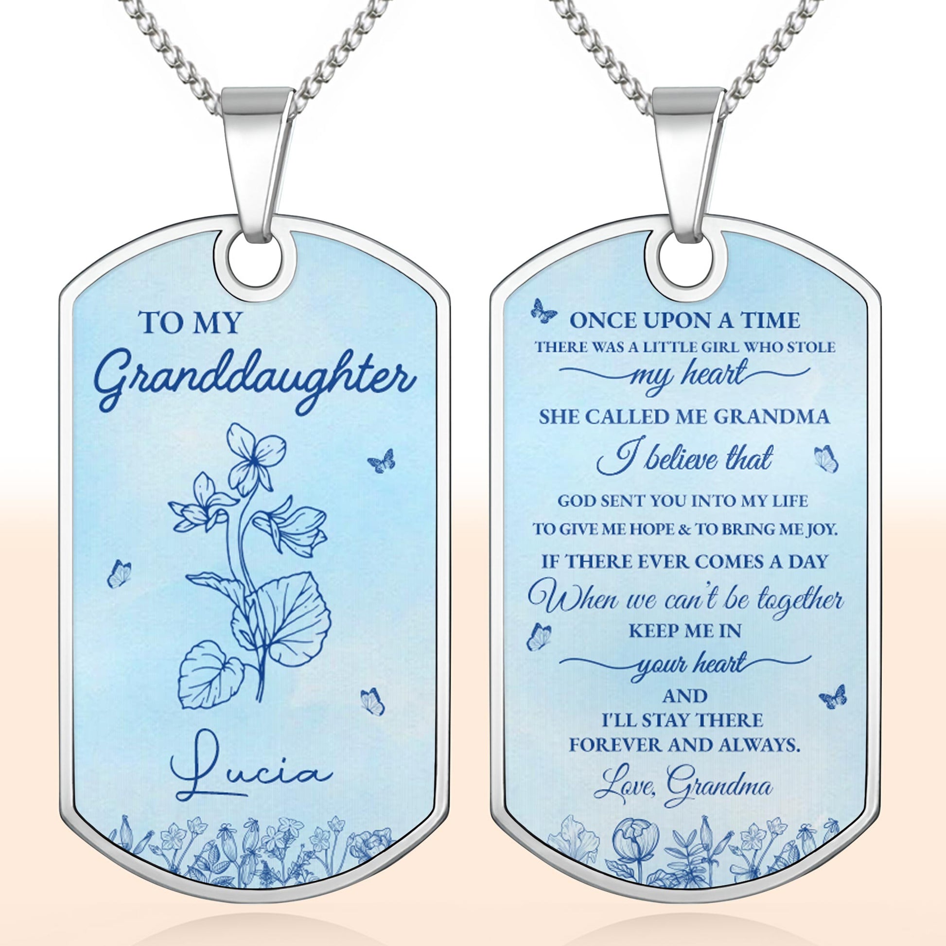 To My Granddaughter, A Beautiful Flower Just Like You