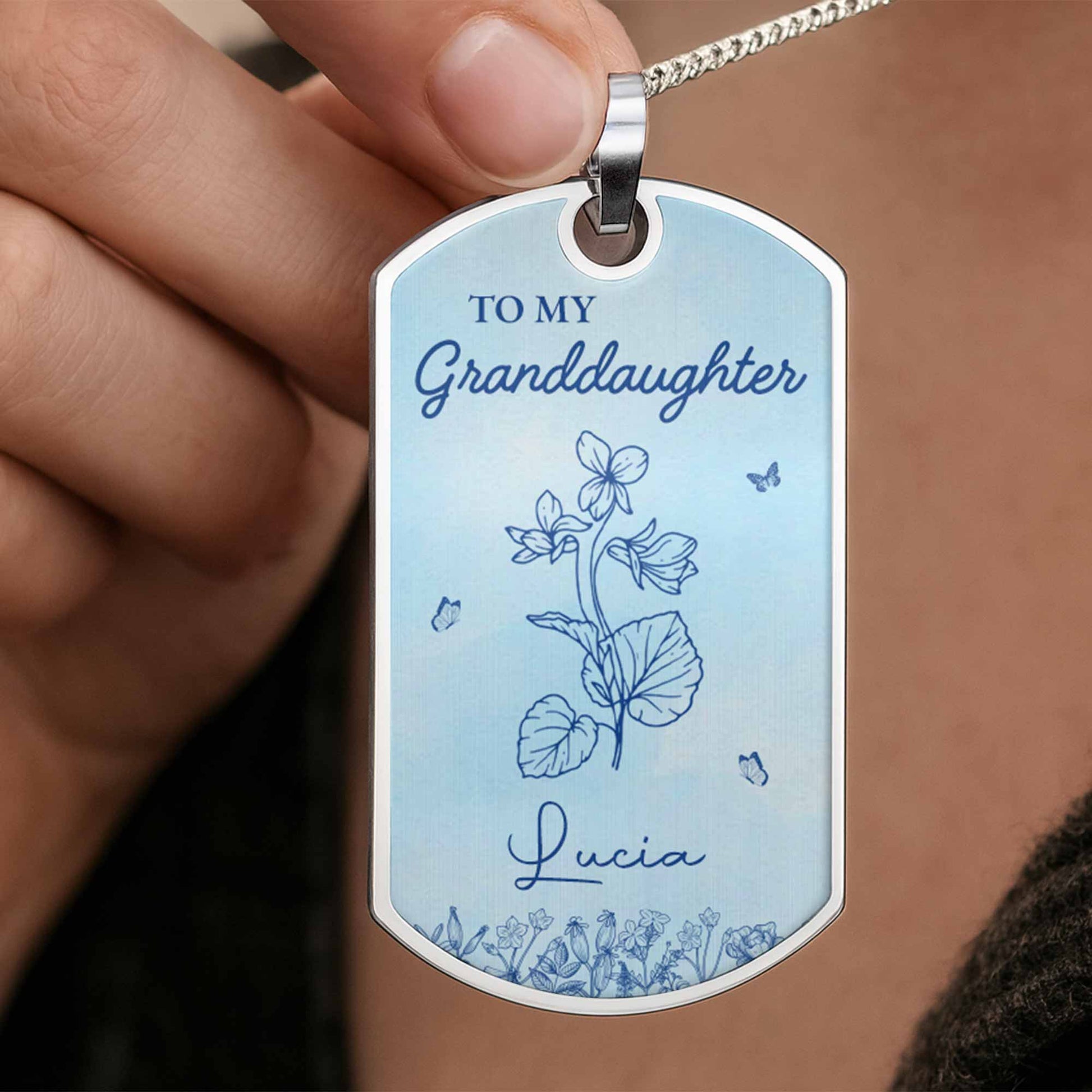 To My Granddaughter, A Beautiful Flower Just Like You