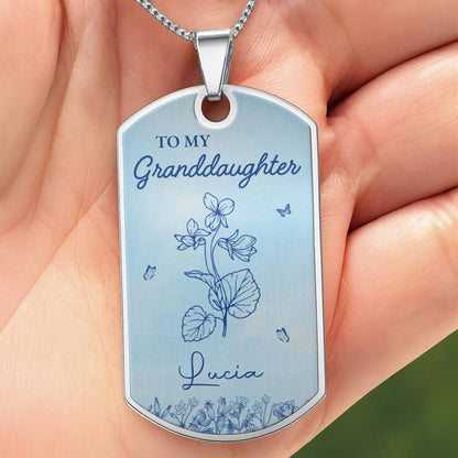 To My Granddaughter, A Beautiful Flower Just Like You