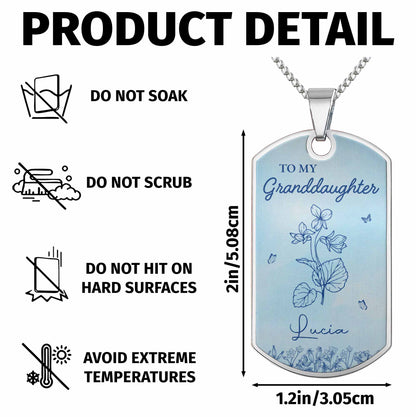 To My Granddaughter, A Beautiful Flower Just Like You