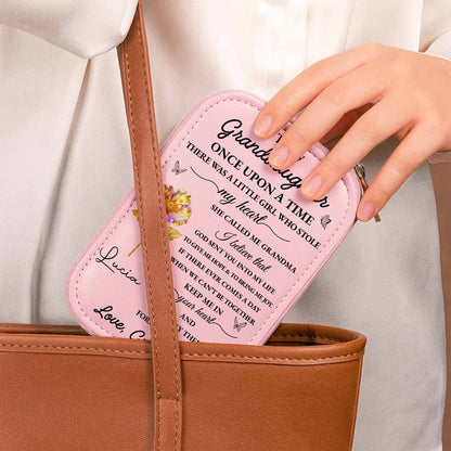 To My Granddaughter, Little Girl Who Stole My Heart, Flower And Butterfly