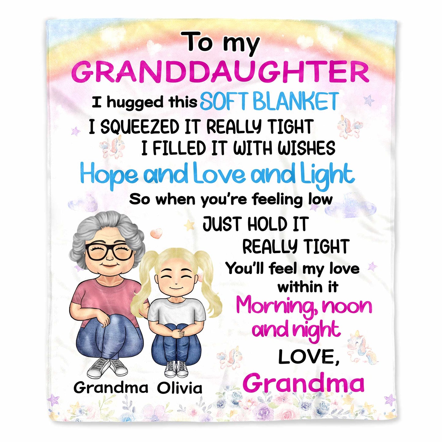 To My Granddaughter, Filled With Love And Light